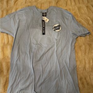 Santa Cruz Skateboards Sky Blue Short Sleeve Tee